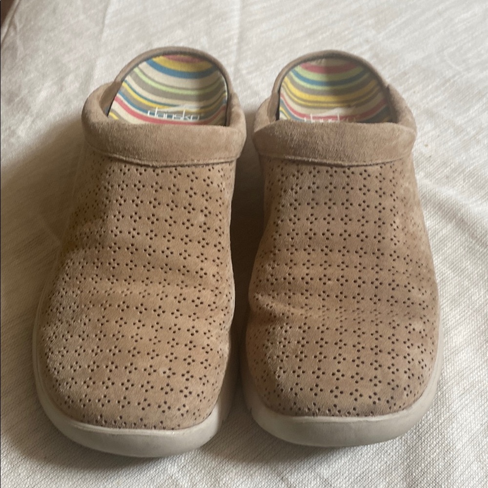 Dansko Tan Suede Women's Shoes